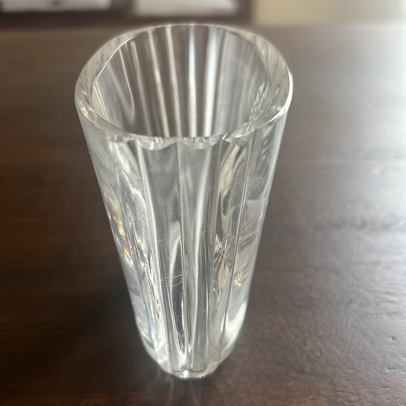 Orrefors Glass Vase with Sand Piper Signed - Picture 3 of 7